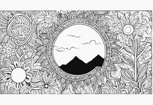 You’re the sun to me tattoo idea