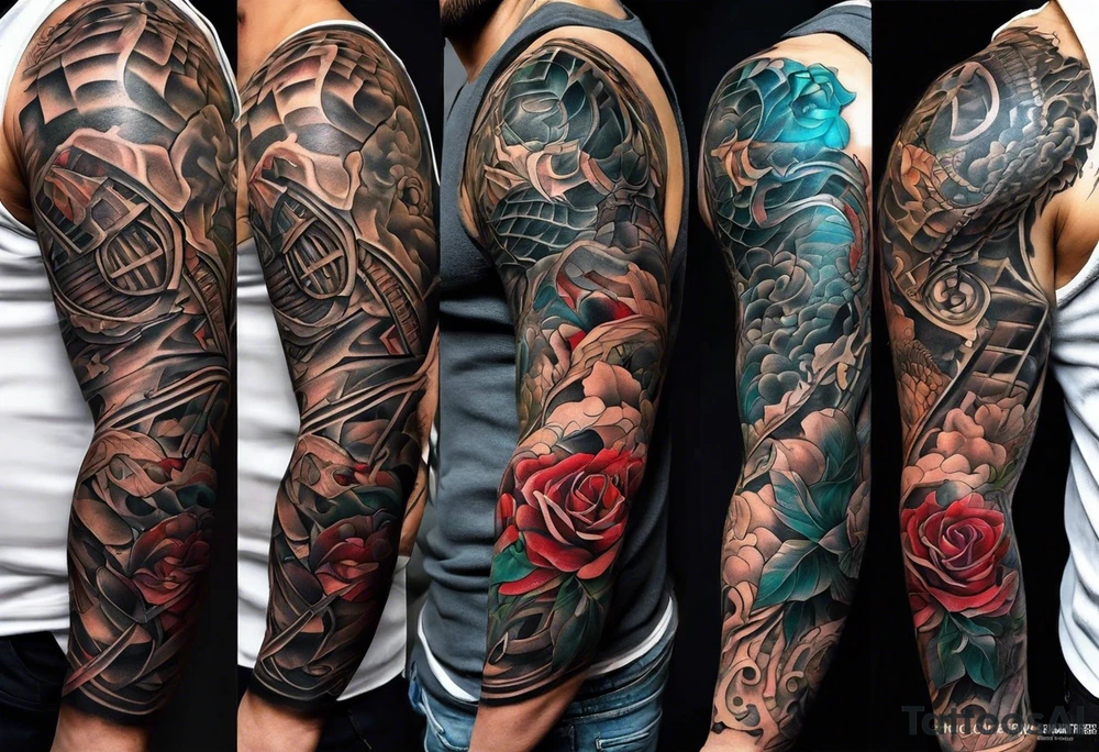 Ripped skin wound tattoo design tattoo idea