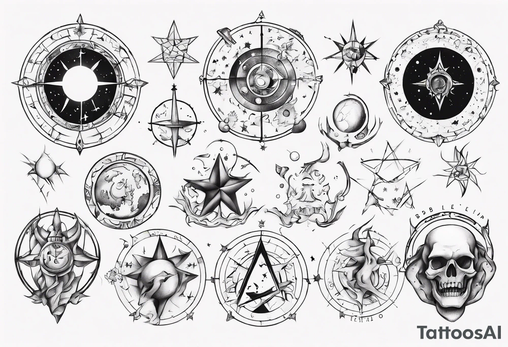 belier astrologie tattoo idea