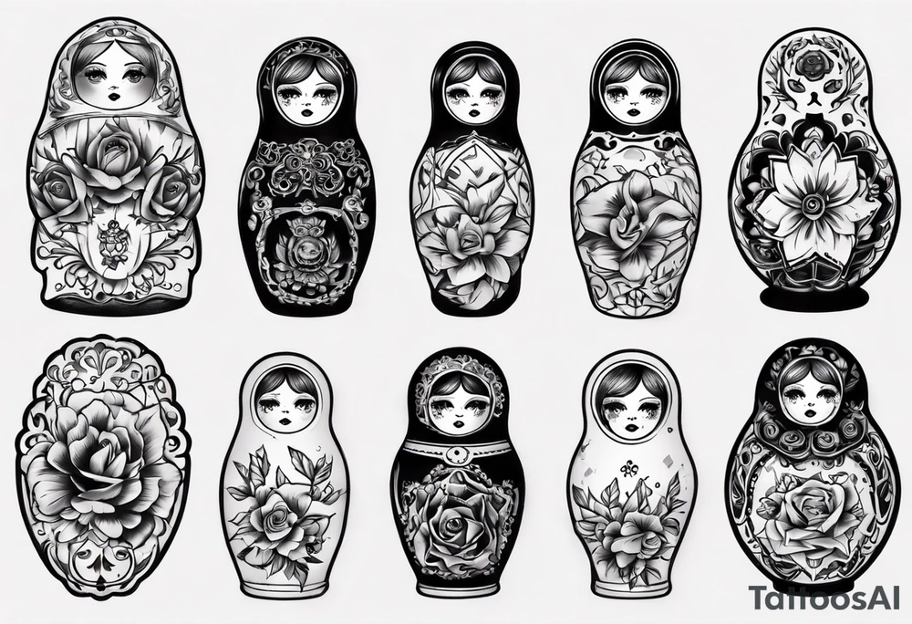 russian doll tattoo idea