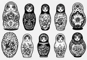 russian doll tattoo idea