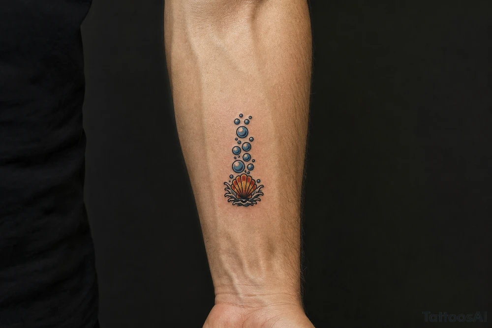 bubbles up tattoo idea