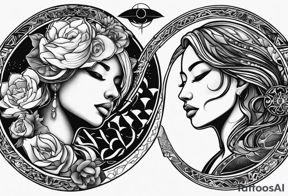 Emotions feeling/pain vs healing with resurrection from the pain and stronger you in the end. Can’t have one without the other feeling like yin Yang. tattoo idea