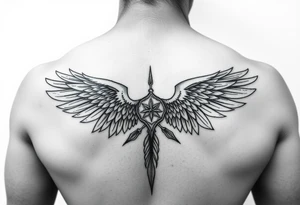 Angel alas tattoo idea