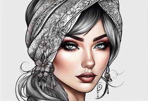 fine line tattoo idea