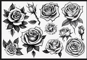 Rose tattoo idea