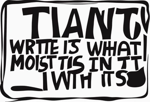I want to write "It is what it is" in the most unique way tattoo idea