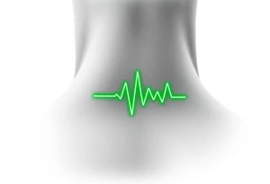 A heartbeat line forming the outline of a heartbeat monitor screen, with neon green, representing medical or life-saving connections. tattoo idea