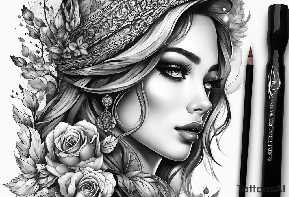 Hawthorn tattoo idea