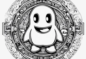 Pac-Man tattoo idea