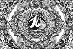 ayurvedic medicine and pursuit of health based knowledge tattoo idea