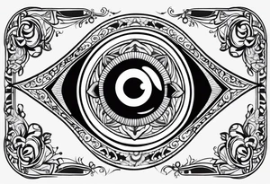 Italian evil eye tattoo idea