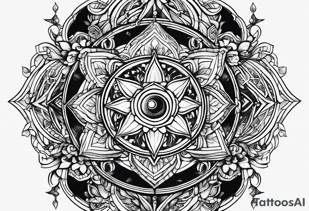 Tesseract tattoo idea