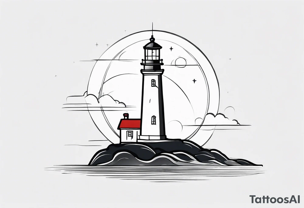 Lighthouse tattoo idea