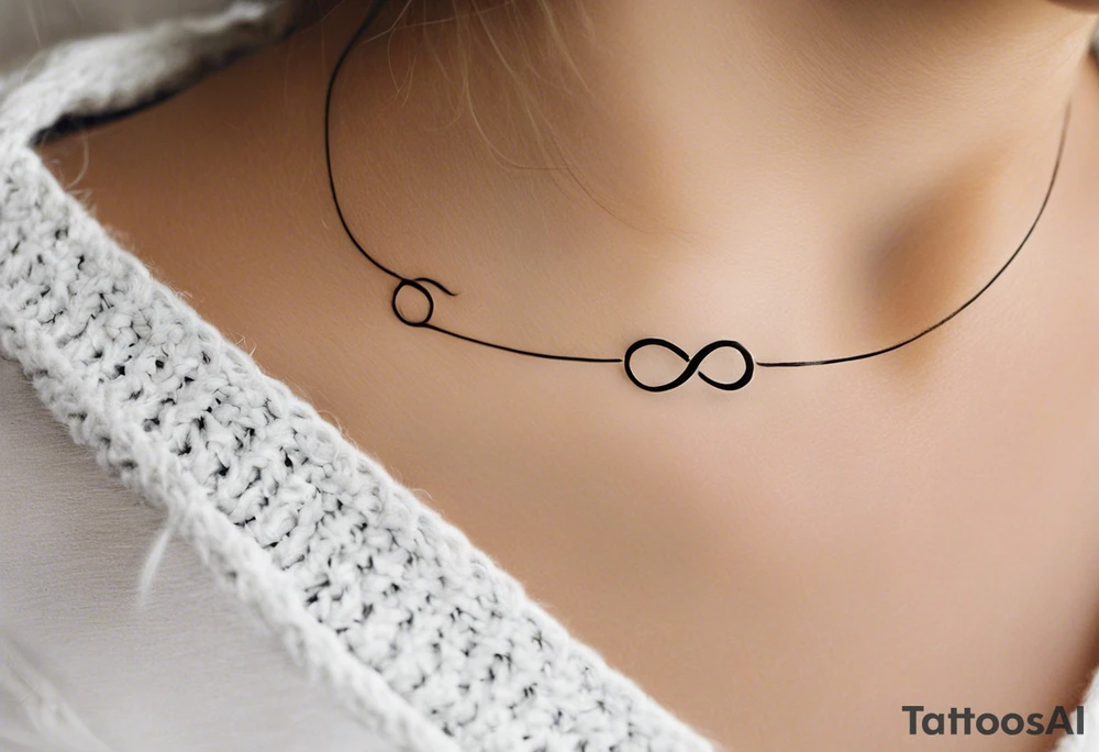 Eternity Symbol: A delicate, outlined infinity symbol as the foundation of the tattoo. 
Puzzle Piece: One small, outlined puzzle piece placed along one of the loops of the eternity symbol (typically on the lower curve or where the lines cross in the middle). 
Handwritten Text: Your sister’s words, “to my favorite sister,” can flow along the curve of the infinity symbol, following its shape. 

Positioned horizontally on your ankle for a balanced look. tattoo idea