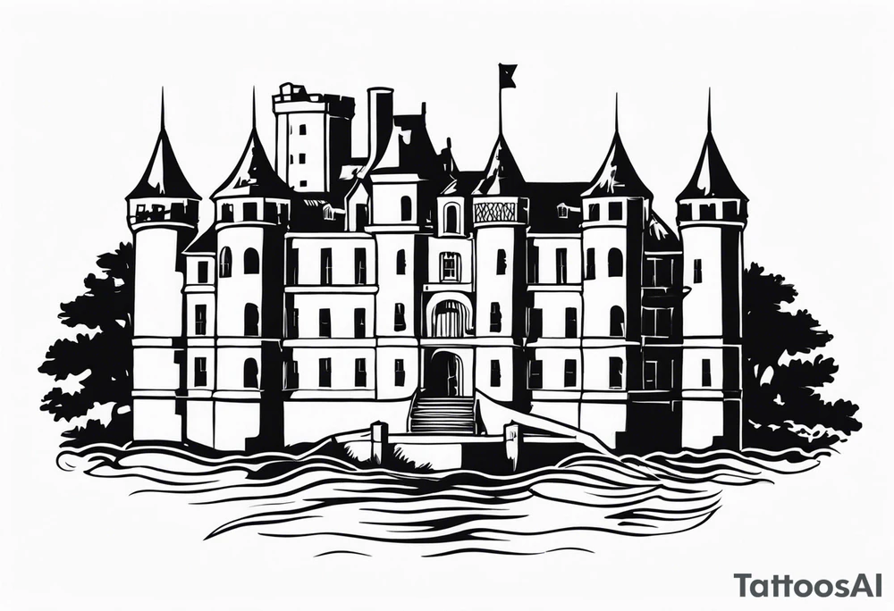 Chateau d’if prison tattoo idea