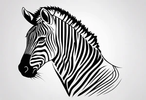 ZEBRA HEAD tattoo idea