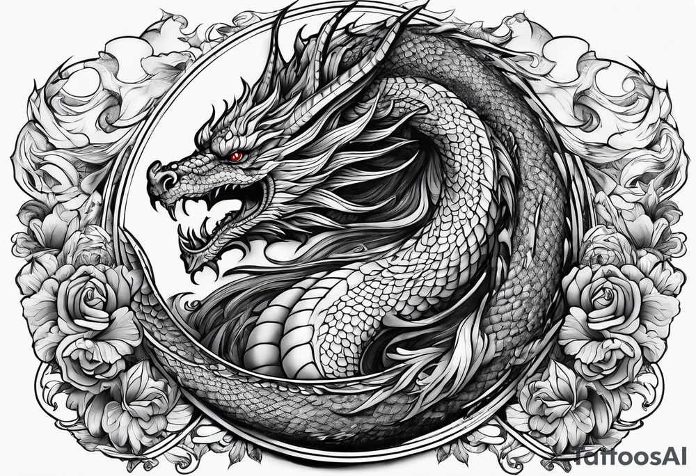 Drache der nicht schreit tattoo idea