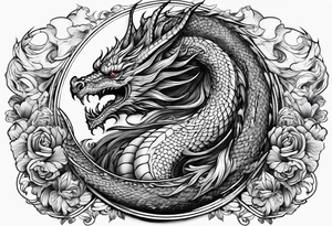 Drache der nicht schreit tattoo idea