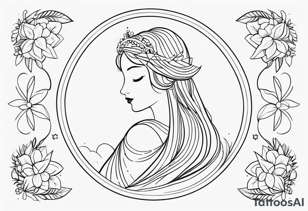 virgo,  dainty, harmony, feminine, minimalist, fine line, no people tattoo idea