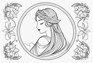 virgo,  dainty, harmony, feminine, minimalist, fine line, no people tattoo idea