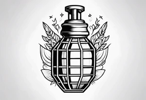 grenade ribbs tattoo idea