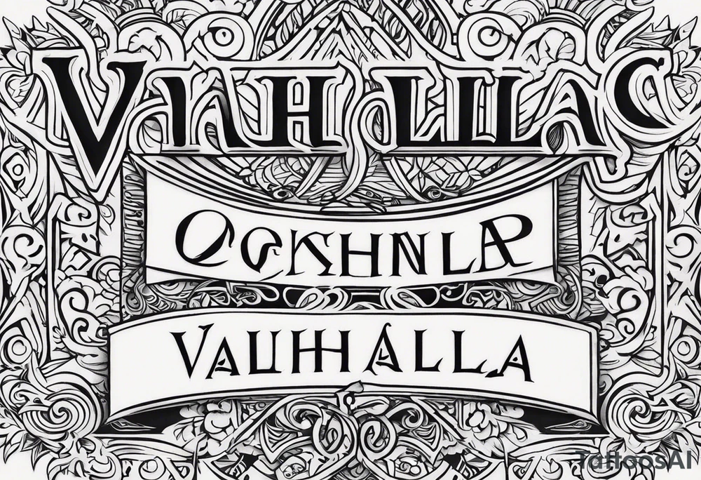 Valhalla tattoo idea