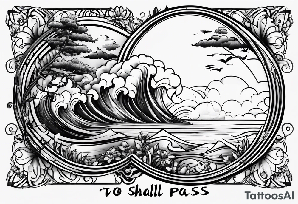 This too shall pass written tattoo idea