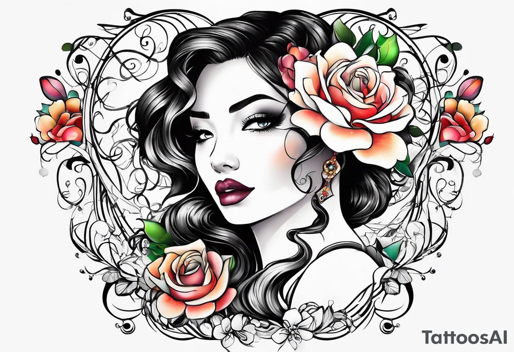 Sha &Faye
( in beautiful cursive) tattoo idea