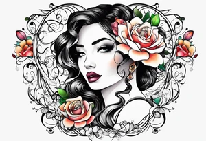 Sha &Faye
( in beautiful cursive) tattoo idea