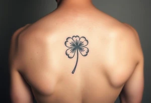 Small tattoo relating to gambling to cover up an existing tattoo which is probably the size of a thumb nail. 4 leaf clover? 1 leaf clover? Blackjack? Roulette? tattoo idea