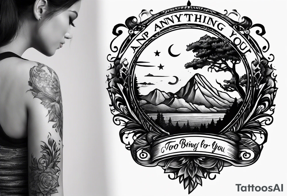 Simple quote tattoo that says, "anything or anyone
that does not bring you alive
is too small for you." tattoo idea