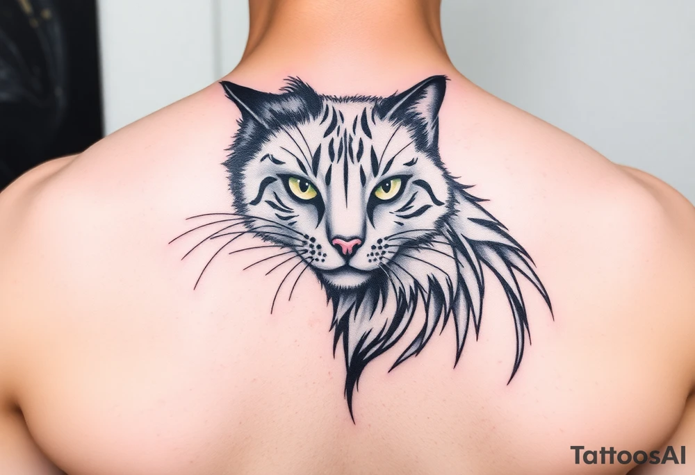 Black Cat tattoo idea
