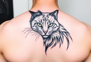 Black Cat tattoo idea