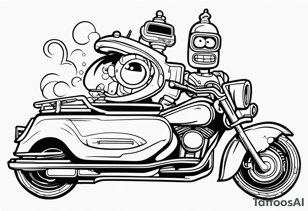 Futurama Bender tattoo idea