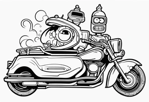 Futurama Bender tattoo idea