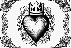 Sacred heart tattoo idea