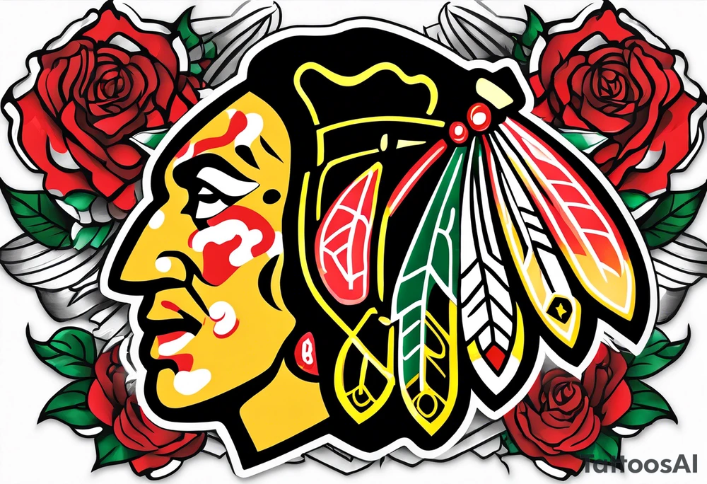 CHICAGO BLACKHAWKS tattoo idea