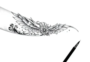 Forearm tattoo tattoo idea