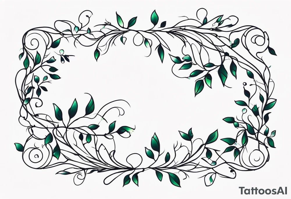vines tattoo idea