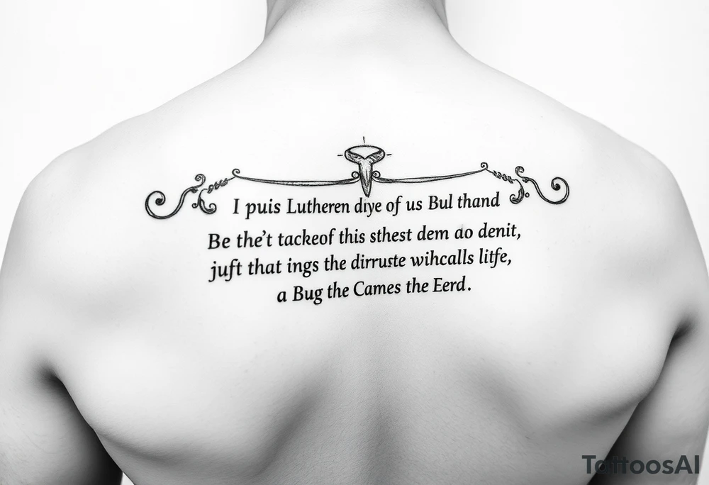 Lutheran, American, Apostles Creed tattoo idea