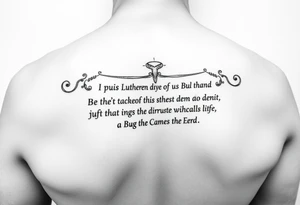Lutheran, American, Apostles Creed tattoo idea