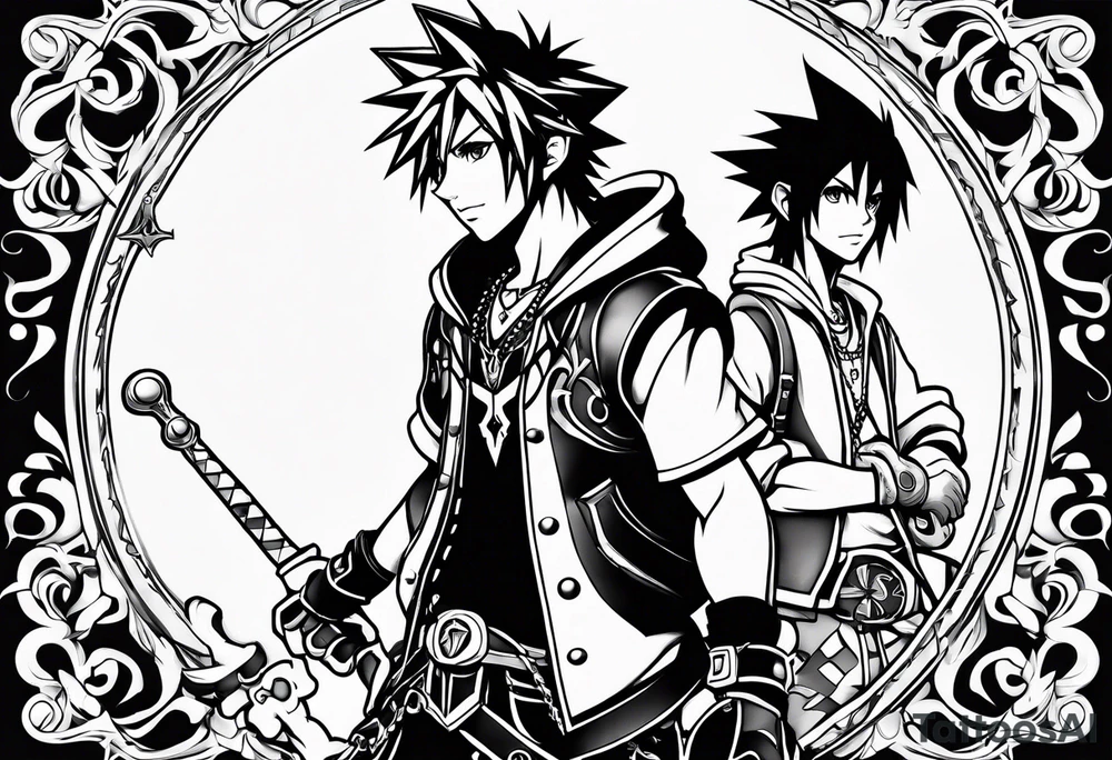 Kingdom hearts tattoo idea