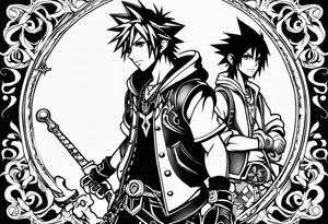 Kingdom hearts tattoo idea