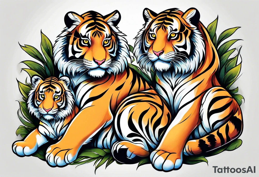 Tiger & Cubs tattoo idea