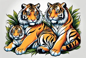 Tiger & Cubs tattoo idea