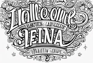 Lia Denise tattoo idea