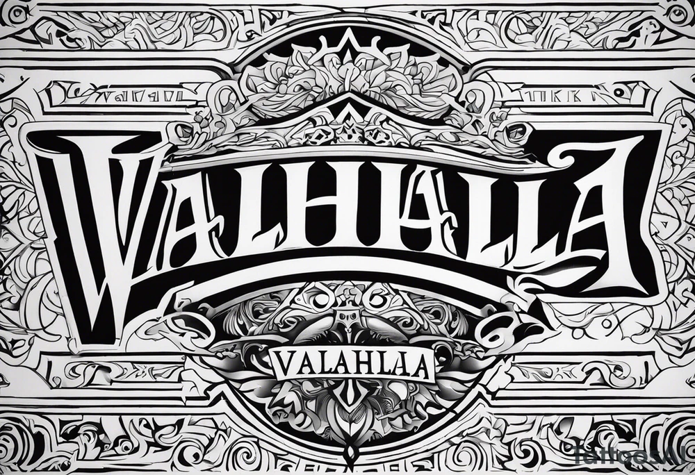 Valhalla tattoo idea
