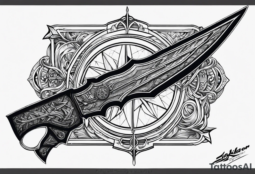 Klingon weapon tattoo idea