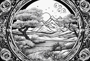 Earth tattoo idea